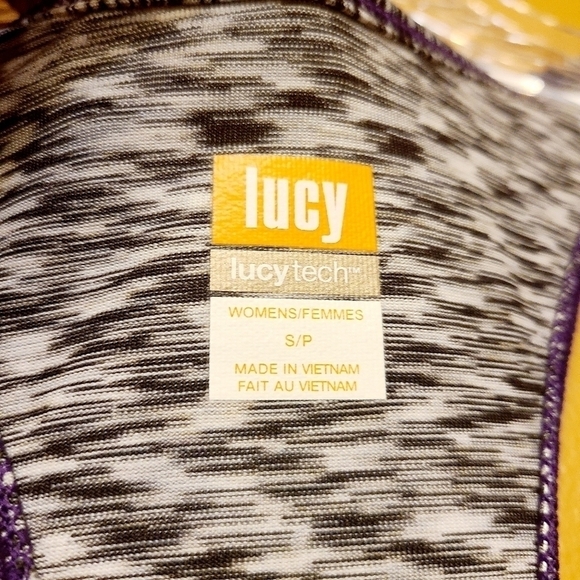 Lucy | Women's Lucy Tech Small Colorblock Racerback Tank Top (Size Small) - Picture 2 of 11